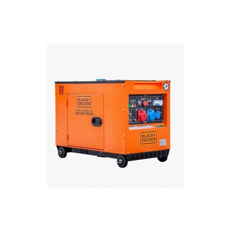 Image de couverture du groupe électrogène diesel 7.9KvA triphasé BLACK+DECKER BXGND7900E Image de couverture du groupe électrogène diesel 7.9KvA triphasé BLACK+DECKER BXGND7900E