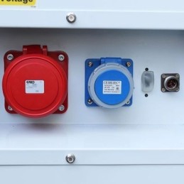 Tomas de corriente para el Generador Industrial Diesel 34 kVA Monofásico y Trifásico Profesional ITC Power DG34KSE