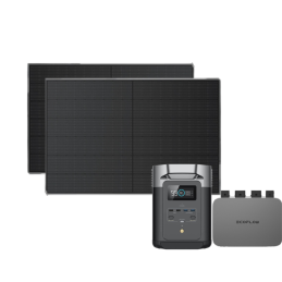 EcoFlow Micro-Onduleur POWERSTREAM Plug & Play  Réduisez vos factures  d'électricité Kit solaire plug & play