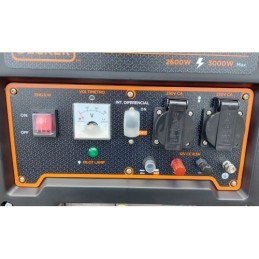 Panneau de contrôle du groupe électrogène Essence 3Kw BLACK+DECKER BXGNP3000E