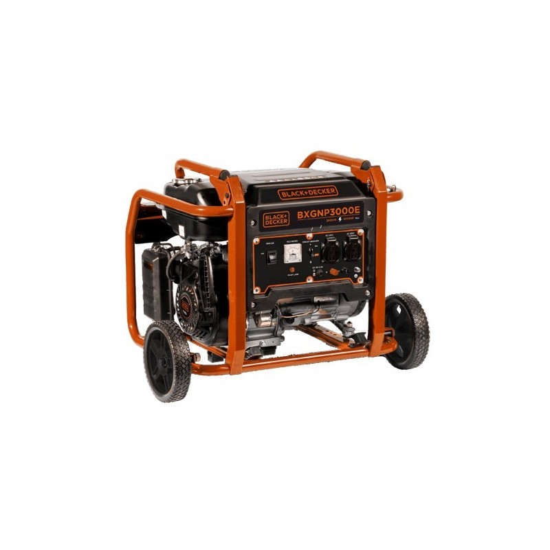 Image de couverture du groupe électrogène Essence 3Kw BLACK+DECKER BXGNP3000E Image de couverture du groupe électrogène Essence 3Kw BLACK+DECKER BXGNP3000E