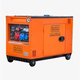 Photo du groupe électrogène diesel 7.9KvA triphasé BLACK+DECKER BXGND7900E
